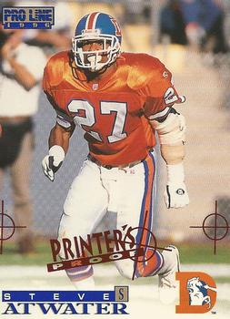 1996 Pro Line - Printer's Proofs #293 Steve Atwater Front