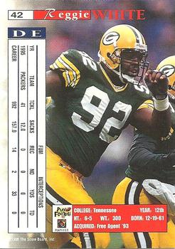 1996 Pro Line II Intense - Double Intensity #42 Reggie White Back