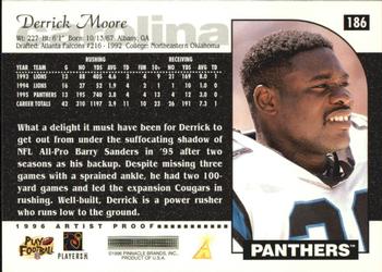 1996 Score - Artist's Proofs #186 Derrick Moore Back