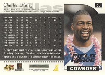 1996 Score - Field Force #50 Charles Haley Back