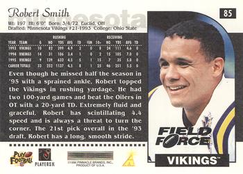1996 Score - Field Force #85 Robert Smith Back