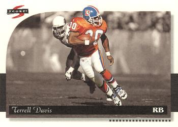1996 Score - Field Force #90 Terrell Davis Front