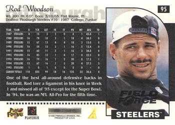 1996 Score - Field Force #95 Rod Woodson Back