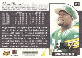 1996 Score - Field Force #121 Edgar Bennett Back