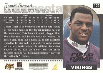 1996 Score - Field Force #129 James A. Stewart Back