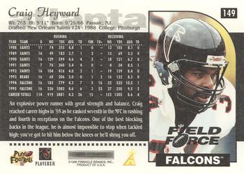 1996 Score - Field Force #149 Craig Heyward Back