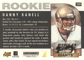 1996 Score - Field Force #239 Danny Kanell Back