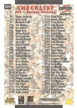 1996 Score - Field Force #269 Dan Marino Back
