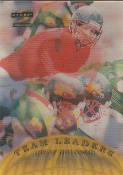 1996 Score WLAF #2 Kelly Holcomb Front