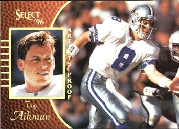 1996 Select - Artist's Proofs #1 Troy Aikman Front