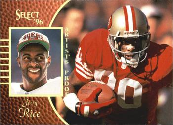 1996 Select - Artist's Proofs #33 Jerry Rice Front