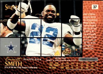 1996 Select - Artist's Proofs #37 Emmitt Smith Back