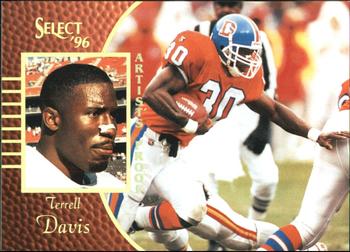 1996 Select - Artist's Proofs #64 Terrell Davis Front