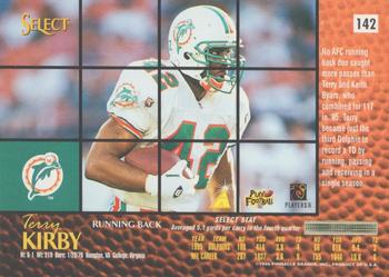 1996 Select - Artist's Proofs #142 Terry Kirby Back