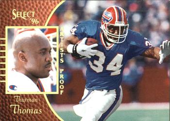 1996 Select - Artist's Proofs #147 Thurman Thomas Front