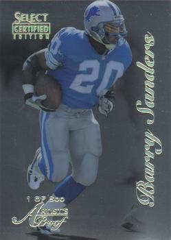 1996 Select Certified - Artist's Proofs #33 Barry Sanders Front
