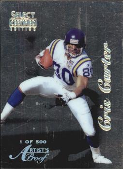 1996 Select Certified - Artist's Proofs #38 Cris Carter Front