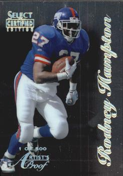 1996 Select Certified - Artist's Proofs #44 Rodney Hampton Front