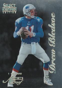 1996 Select Certified - Artist's Proofs #45 Drew Bledsoe Front
