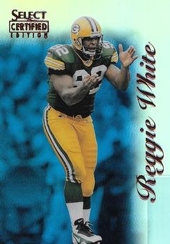 1996 Select Certified - Mirror Blue #4 Reggie White Front