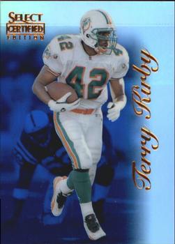 1996 Select Certified - Mirror Blue #20 Terry Kirby Front