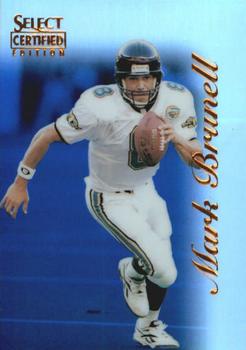 1996 Select Certified - Mirror Blue #42 Mark Brunell Front