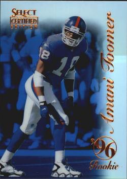 1996 Select Certified - Mirror Blue #99 Amani Toomer Front