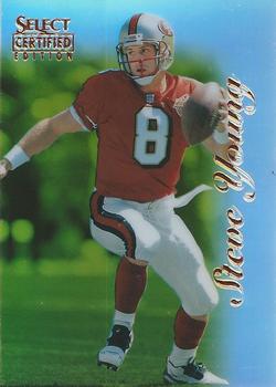 1996 Select Certified - Mirror Gold #43 Steve Young Front
