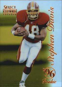 1996 Select Certified - Mirror Gold #92 Stephen Davis Front