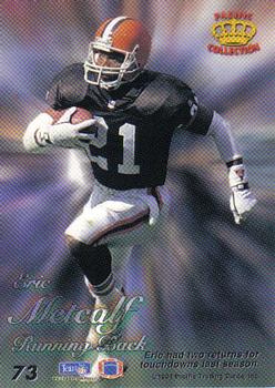 1994 Pacific Prisms #73 Eric Metcalf Back
