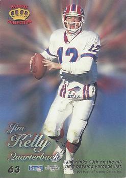 1994 Pacific Prisms #63 Jim Kelly Back