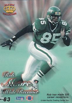 1994 Pacific Prisms #83 Rob Moore Back