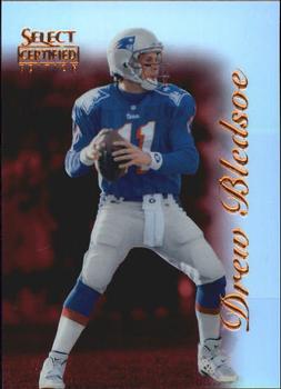1996 Select Certified - Mirror Red #45 Drew Bledsoe Front