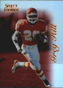 1996 Select Certified - Mirror Red #72 Greg Hill Front