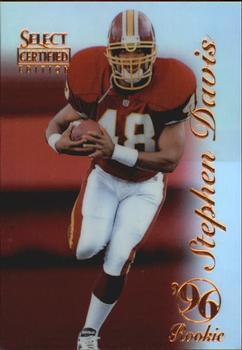 1996 Select Certified - Mirror Red #92 Stephen Davis Front