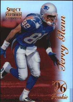 1996 Select Certified - Mirror Red #93 Terry Glenn Front