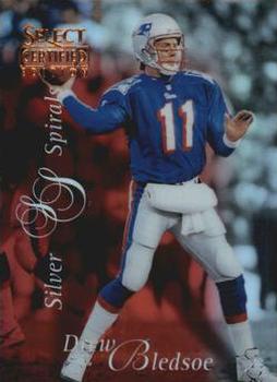 1996 Select Certified - Mirror Red #118 Drew Bledsoe Front