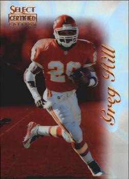 1996 Select Certified - Mirror Red Premium Stock #72 Greg Hill Front
