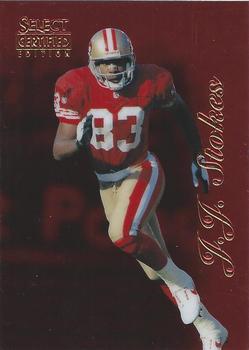 1996 Select Certified - Red #39 J.J. Stokes Front