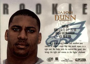 1996 SkyBox Premium - Rubies #192 Jason Dunn Back