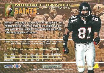 1994 Pinnacle #145 Michael Haynes Back