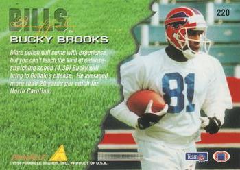 1994 Pinnacle #220 Bucky Brooks Back