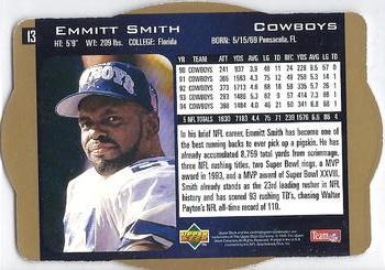 1996 SPx - Gold #13 Emmitt Smith Back