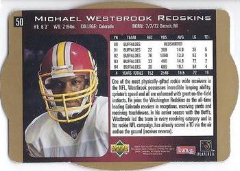 1996 SPx - Gold #50 Michael Westbrook Back