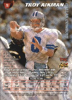 1996 Stadium Club - Members Only #30 Troy Aikman Back