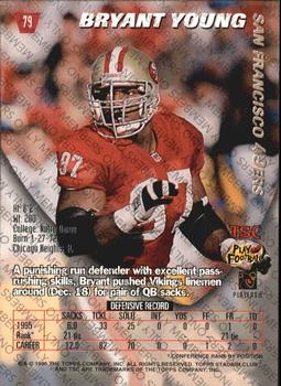 1996 Stadium Club - Members Only #79 Bryant Young Back