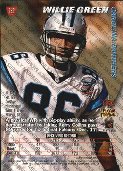 1996 Stadium Club - Members Only #192 Willie Green Back