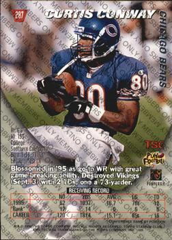 1996 Stadium Club - Members Only #287 Curtis Conway Back