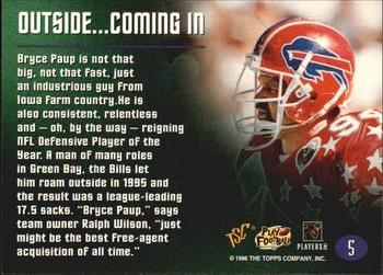 1996 Stadium Club Members Only 50 #5 Bryce Paup Back