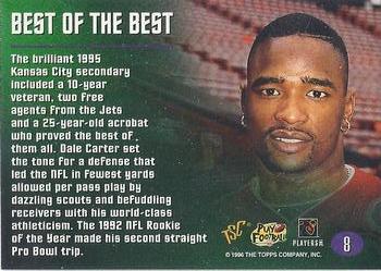 1996 Stadium Club Members Only 50 #8 Dale Carter Back